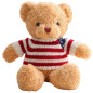 Pluszowa maskotka przytulanka miś w paski kremowy 32cm EAN: 5905991047780