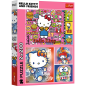 Puzzle Hello Kitty i Przyjaciele - 2x200 elementów, EAN: 5900511133363