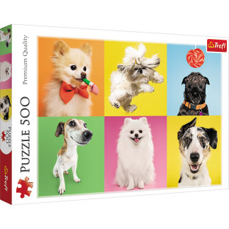 Puzzle 500 el. psy trefl 37378