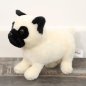 Pluszowa maskotka przytulanka pies mops biały 19cm EAN: 5905991048039