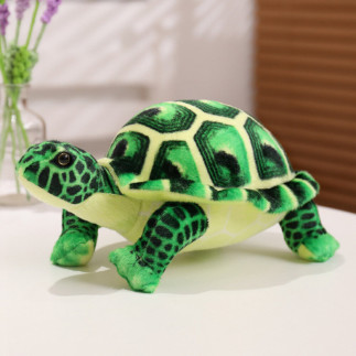 Maskotka pluszowa żółw przytulanka pluszak zielony 25cm