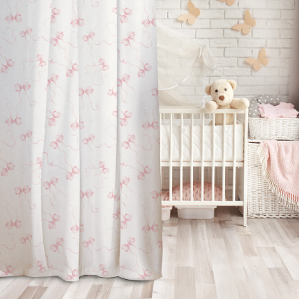 Kokardy tkanina dekoracyjna milas 165cm pastelowo-różowa EAN: 5906450023673