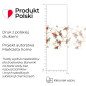 Złote Gwiazdy - Obrus Wodoodporny Dekoracyjny Nina 160cm Biały EAN: 5906450023154