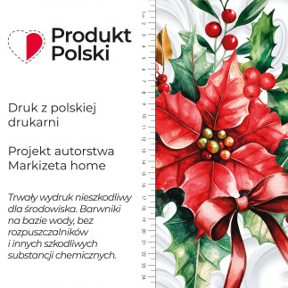Gwiazda betlejemska tkanina dekoracyjna nina wodoodporna, 160cm, kolor 001 biały