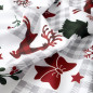 Krata Patchwork Tkanina Dekoracyjna Nina Wodoodporna 160cm Biała EAN: 5906450023055