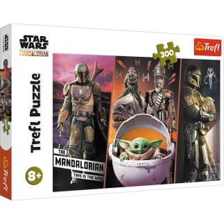 Puzzle - "300" - tajemniczy baby yoda trefl  23002