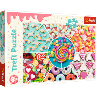 Puzzle - "300" - słodkości trefl 23004
