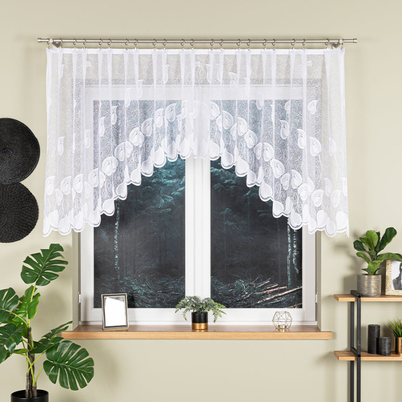 Firanka Nora żakardowa gotowa 300x100cm kolor biały EAN: 5907693247574
