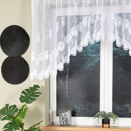 Firanka Nora żakardowa gotowa 300x100cm kolor biały EAN: 5907693247574
