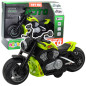 Motocykl zabawkowy na baterie z dźwiękiem i światłem, zielony - EAN: 5905991053569