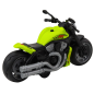 Motocykl zabawkowy na baterie z dźwiękiem i światłem, zielony - EAN: 5905991053569
