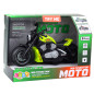 Motocykl zabawkowy na baterie z dźwiękiem i światłem, zielony - EAN: 5905991053569