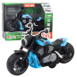 Motocykl zabawkowy niebieski z dźwiękiem i światłem na baterie EAN: 5905991069164