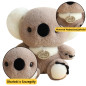 Pluszowa Przytulanka Miś Koala Szary 23 cm - EAN: 5905991045403