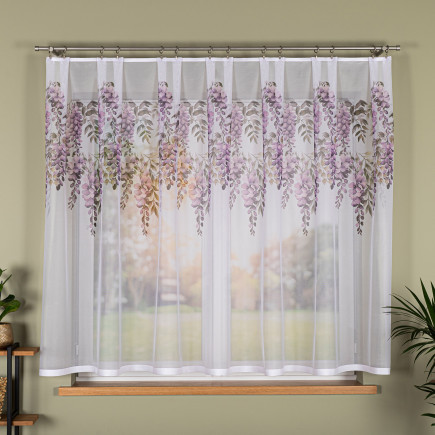 Firanka żakardowa Wisteria 160cm biała EAN: 5906450021877