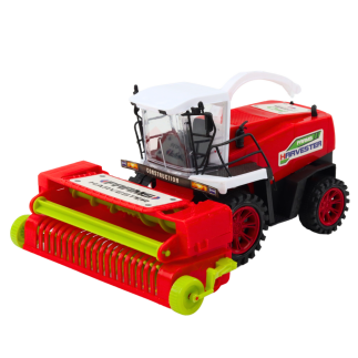 Kombajn rolniczy farmerski z hederem napęd czerwony EAN: 5905991060512