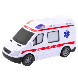 Karetka ambulans na baterie z światłami i dźwiękami - EAN: 5905991058267