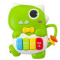 Mini pianinko dinozaur zielony z dźwiękami i światłami dla malucha EAN: 5905991052289