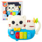 Mini pianinko dla malucha kotek niebieskie światła dźwięki EAN: 5905991052296