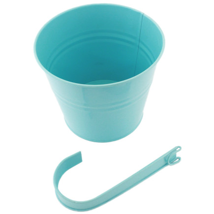 Doniczka balkonowa 16cm niebieska AG691F, EAN: 5907621820602