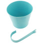 Doniczka balkonowa 16cm niebieska AG691F, EAN: 5907621820602