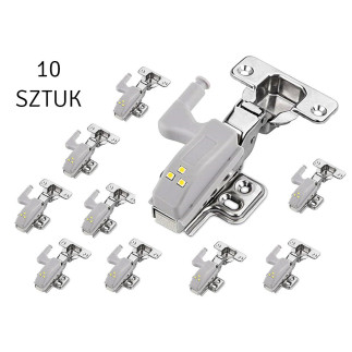 Zd23f lampka led na zawias szafki 10szt.