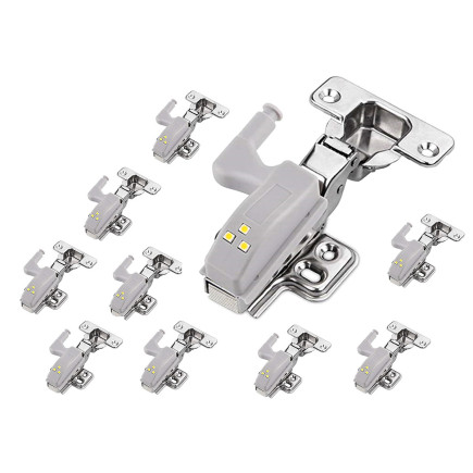 Lampka LED na zawias szafki 10 szt. - EAN: 5907621821401