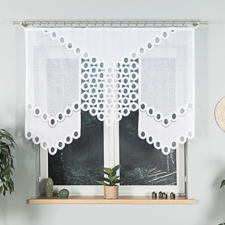 Diaskia panel żakardowy gotowy, szerokość 160 x wysokość 120cm, kolor 001 biały