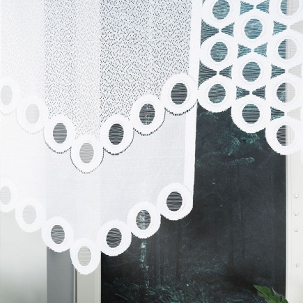 Diaskia panel żakardowy gotowy 160x120cm kolor biały EAN: 5907693217447
