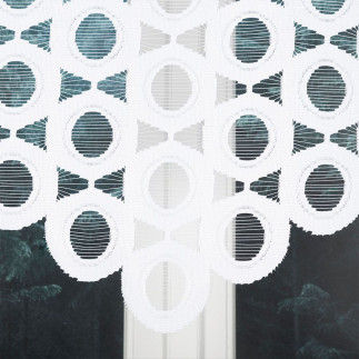 Diaskia panel żakardowy gotowy, szerokość 160 x wysokość 120cm, kolor 001 biały