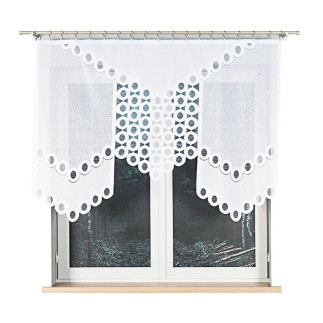 Diaskia panel żakardowy gotowy, szerokość 160 x wysokość 120cm, kolor 001 biały