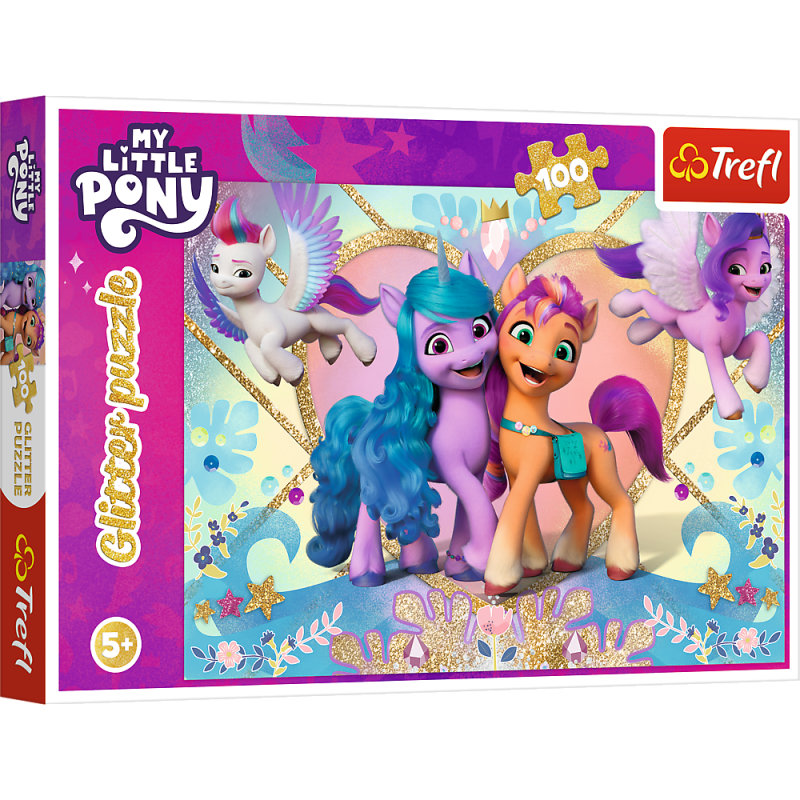 Puzzle Glitter My Little Pony Błyszczące Kucyki Trefl EAN: 5900511148312