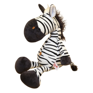 Pluszowa maskotka przytulanka zebra biało-czarna 25cm EAN: 5905991045427