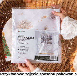Jelonki, krata patchwork zazdrostka microfibra, szerokość 100 x wysokość 40cm,  kolor 001 biały