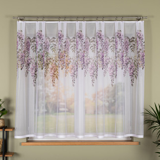 Firanka żakardowa Wisteria 150cm Biała EAN: 5906450021860