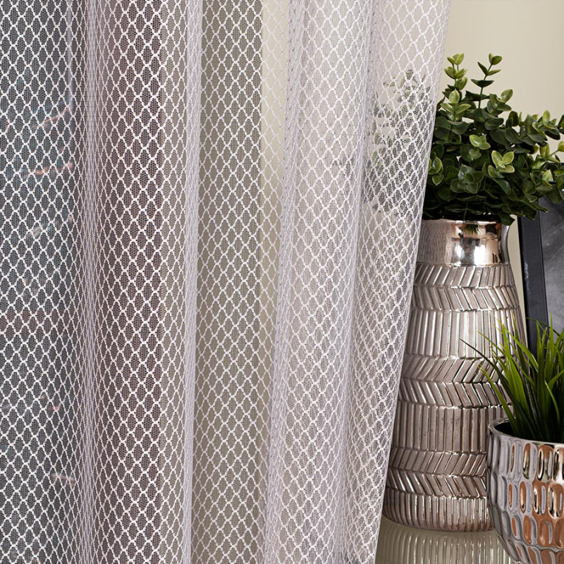 Firanka Fantazyjna z Ołowianką 300cm Srebrna 003 EAN: 5906450928657