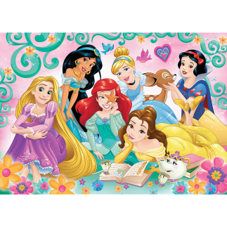 Puzzle Radosny Świat Księżniczek - Disney Princess Trefl EAN: 5900511132687
