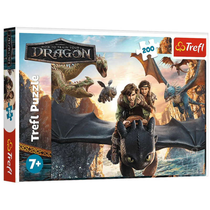 Puzzle 200 Szczerbatek i Przyjaciele Trefl EAN: 5900511133486