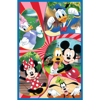 Puzzle - 3x80 - ekipa myszki miki trefl 34887