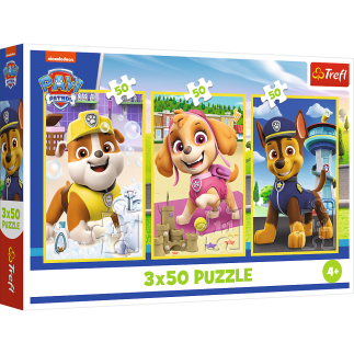 Puzzle - 3x50 - nasze pieski trefl 34878