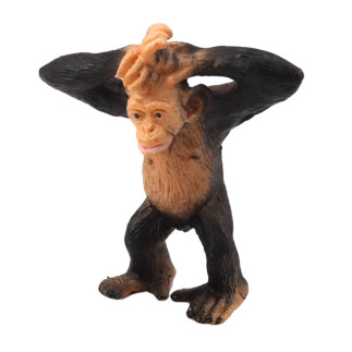 Zestaw mini figurek dzikie zwierzęta - szympans, żyrafa 4 szt. EAN: 5905991070672