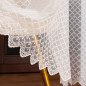 Firanka żakardowa z wzorem, wysokość 250cm, kolor biały 001 - EAN: 5907693293724