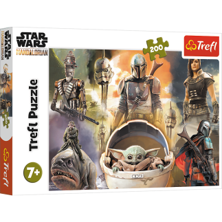 Puzzle - "200" - gotowi do walki star wars trefl 13276