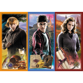 Puzzle Harry Potter 200 el. w Świecie Magii i Czarów Trefl 13277 EAN: 5900511132779