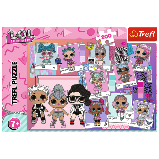 Puzzle "Słodkie Laleczki LOL Surprise!" Trefl 13288 EAN: 5900511132885 - Idealna zabawa dla małych odkrywców!