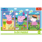 Puzzle Siła Przyjaźni Świnka Peppa 3x50 Trefl EAN: 5900511348774
