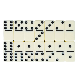 Domino Klasyczne Gra Rodzinna 28 Kostek + EAN: 5905991057536