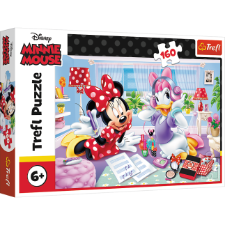 Puzzle - 160 - dzień z przyjaciółką - disney minnie trefl 15373