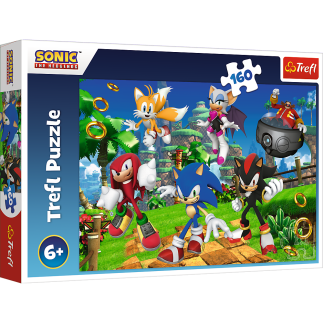 Puzzle - 160 - sonic i przyjaciele trefl 15421