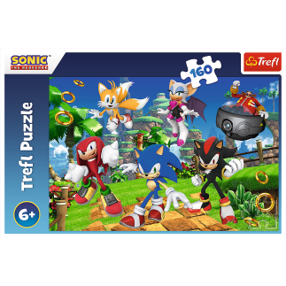 Puzzle - 160 - sonic i przyjaciele trefl 15421